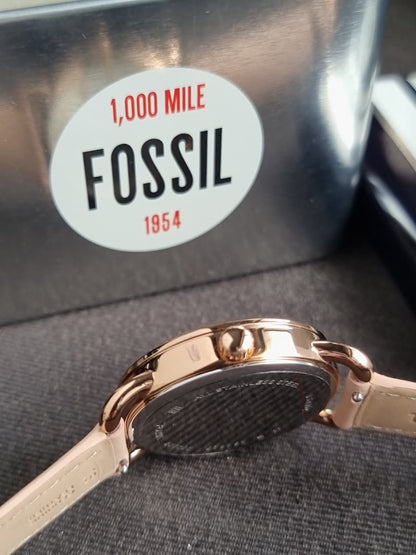 Fossil Copeland Analog White Dial Women's Watch-ES4823