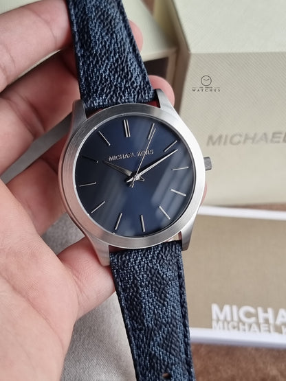 Michael Kors Slim Runway Quartz Blue 44mm Dial Men's Watch
MK8907
