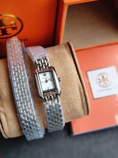 Tory Burch Mini Eleanor Double Wrap Two tone Quartz Watch
TBW1093